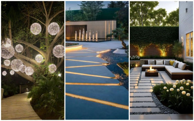 Освещение и декорирование участка