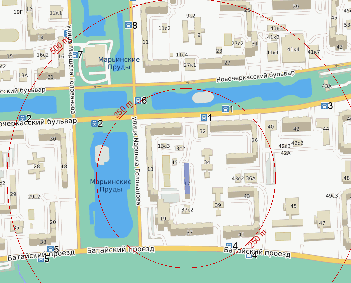 Новочеркасский б-р, 36. Батайский проезд 37. Новочеркасский бульвар 27. Новочеркасский бульвар 41 корпус 3.